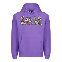 Purple mexican flag sunflower Premium Hoodie - JahusDesignShop