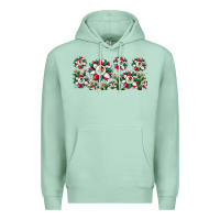 Seafoam mexican flag sunflower Premium Hoodie - JahusDesignShop