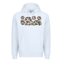 White mexican flag sunflower Premium Hoodie - JahusDesignShop