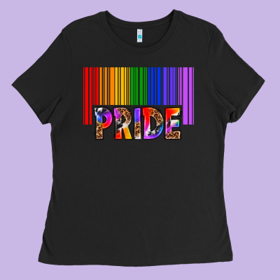 Barcode Pride Ladies Tee Designed By Texasbilliewilder