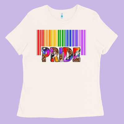 Barcode Pride Ladies Tee Designed By Texasbilliewilder