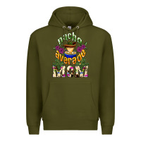 Army Green Nacho average Mom Premium Hoodie - NancyCooperArtShop
