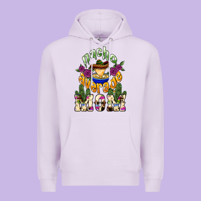 Nacho Average Mom Premium Hoodie Designed By Nancycooperartshop