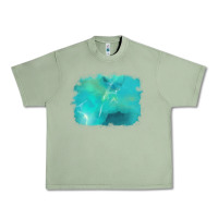 Oil Green turquoise background Urban Heavy Tee - AdoDesignShop