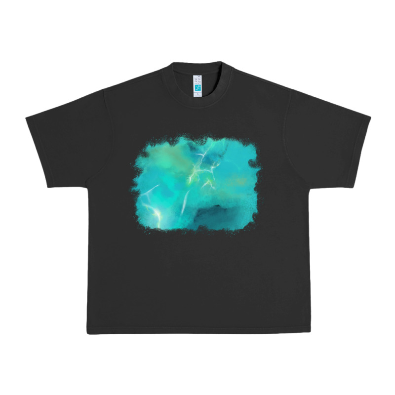 Turquoise Background Urban Heavy Tee by AdoDesignShop | Teevron