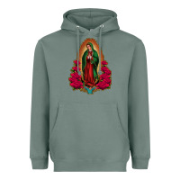 Sage Our Lady of Guadalupe Heavyweight Hoodie - Bettercallsaul