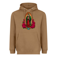 Toasted Coconut Our Lady of Guadalupe Heavyweight Hoodie - Bettercallsaul