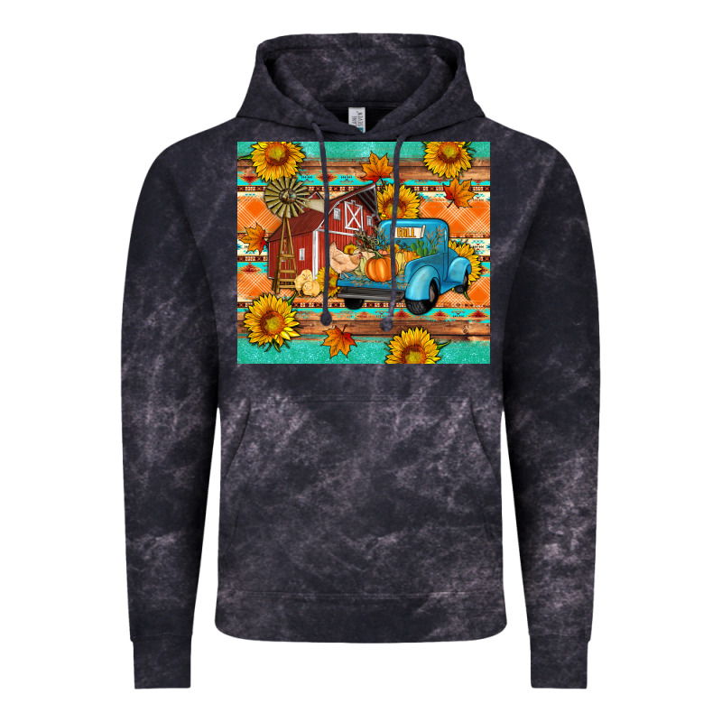 Farm Life Fall Barn And Truck Vintage Hoodie by Artiststas | Teevron