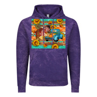Cloud Purple Farm life fall barn and truck Vintage Hoodie - Artiststas