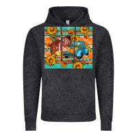 Vintage Black Farm life fall barn and truck Vintage Hoodie - Artiststas