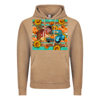 Vintage Coffee Farm life fall barn and truck Vintage Hoodie - Artiststas