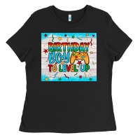 Black birthday boy to level up Ladies Tee - JahusDesignShop