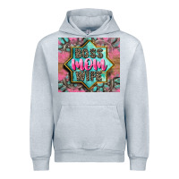 Heather Grey Boss mom wife Urban Hoodie - CowGirlArtShop