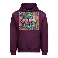 Mauve Wine Boss mom wife Urban Hoodie - CowGirlArtShop