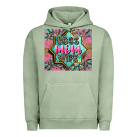 Pigment Oil Green Boss mom wife Urban Hoodie - CowGirlArtShop