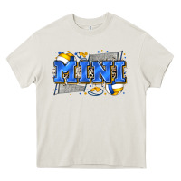 Cream mini volleyball Heavy Core Tee - Zillion Design Studio