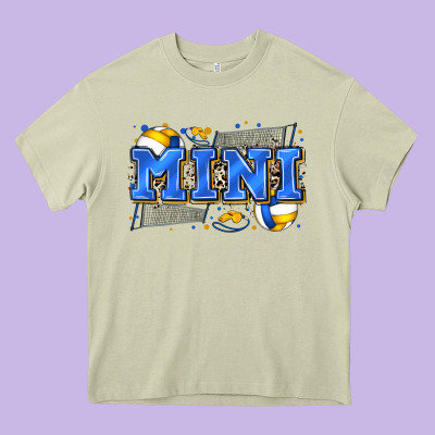 Mini Volleyball Heavy Core Tee Designed By Zillion Design Studio