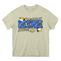 Mossy mini volleyball Heavy Core Tee - Zillion Design Studio