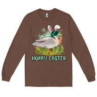 Chestnut hoppy easter duck hunting Long Sleeve Tee - MaliasSmallBusiness