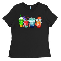 Black tea junkie coffee cups Ladies Tee - Zillion Design Studio