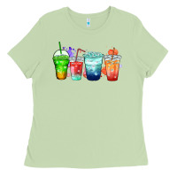 Matcha tea junkie coffee cups Ladies Tee - Zillion Design Studio