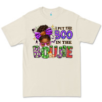 Bone I Put The Boo In The Boujie Messy Bun Premium Tee - texasbilliewilder