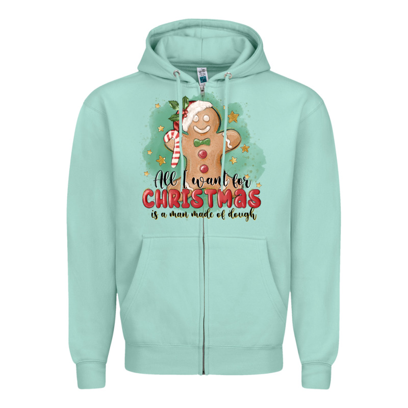Christmas Dough Zipper Hoodie by MaliasSmallBusiness | Teevron