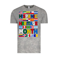 Cloud Rock hispanic haritage month flags Vintage Tee - BundleAndBundleShop