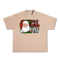 Santa Merry Christmas Y'all Urban Heavy Tee | Teevron
