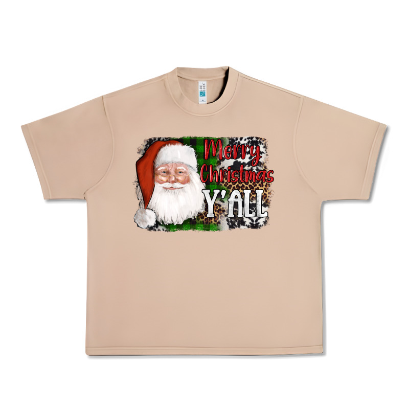 Santa Merry Christmas Y'all Urban Heavy Tee by AdoDesignShop | Teevron