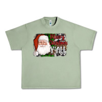 Oil Green santa merry christmas y'all Urban Heavy Tee - AdoDesignShop