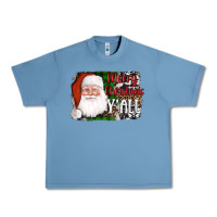 Pebble Blue santa merry christmas y'all Urban Heavy Tee - AdoDesignShop