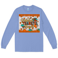 Colony Blue grateful thankful blessed Long Sleeve Tee - JahusDesignShop