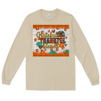 Mushroom grateful thankful blessed Long Sleeve Tee - JahusDesignShop