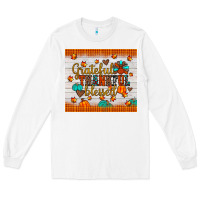 White grateful thankful blessed Long Sleeve Tee - JahusDesignShop
