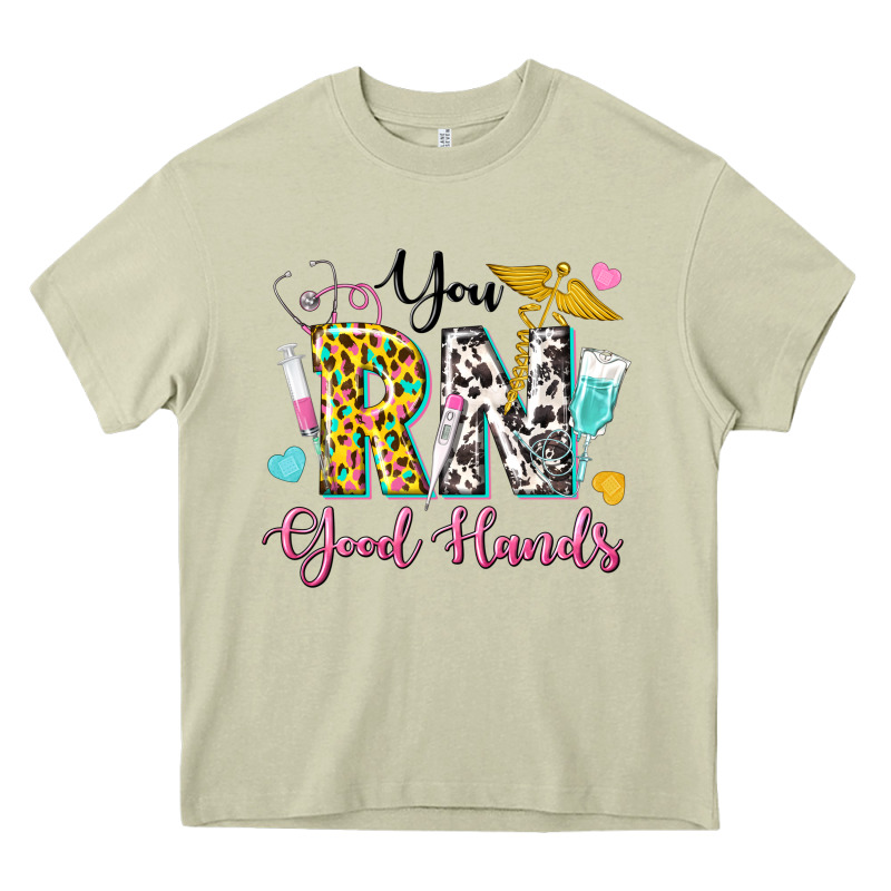 You Rn Good Hands Heavy Core Tee by texasbilliewilder | Teevron