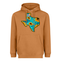 Meerkat Sunflower Turquoise Texas Heavyweight Hoodie - Bettercallsaul