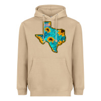Mushroom Sunflower Turquoise Texas Heavyweight Hoodie - Bettercallsaul