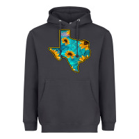 Smoke Sunflower Turquoise Texas Heavyweight Hoodie - Bettercallsaul