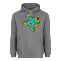 Storm Sunflower Turquoise Texas Heavyweight Hoodie - Bettercallsaul