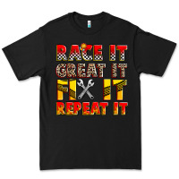 Black race it great it fix it repeat it Premium Tee - Zillion Design Studio