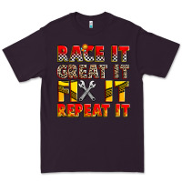 Plum race it great it fix it repeat it Premium Tee - Zillion Design Studio