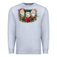 Heather Grey Christmas Gnomes Premium Sweatshirt - Bettercallsaul