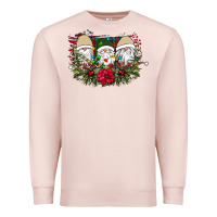 Pale Pink Christmas Gnomes Premium Sweatshirt - Bettercallsaul