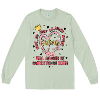 Matcha side by side or miles apart sisters will always be connected by heart Long Sleeve Tee - MaliasSmallBusiness