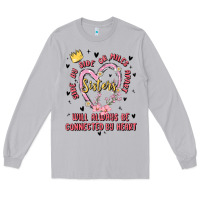 Moon Dust side by side or miles apart sisters will always be connected by heart Long Sleeve Tee - MaliasSmallBusiness