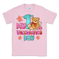 Bubblegum Pink my first valentines day Classic Tee - AdoDesignShop