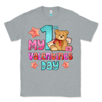 Heather Grey my first valentines day Classic Tee - AdoDesignShop