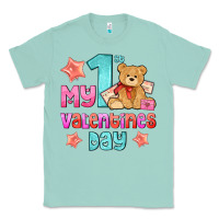 Seafoam my first valentines day Classic Tee - AdoDesignShop