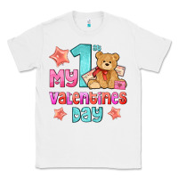 White my first valentines day Classic Tee - AdoDesignShop